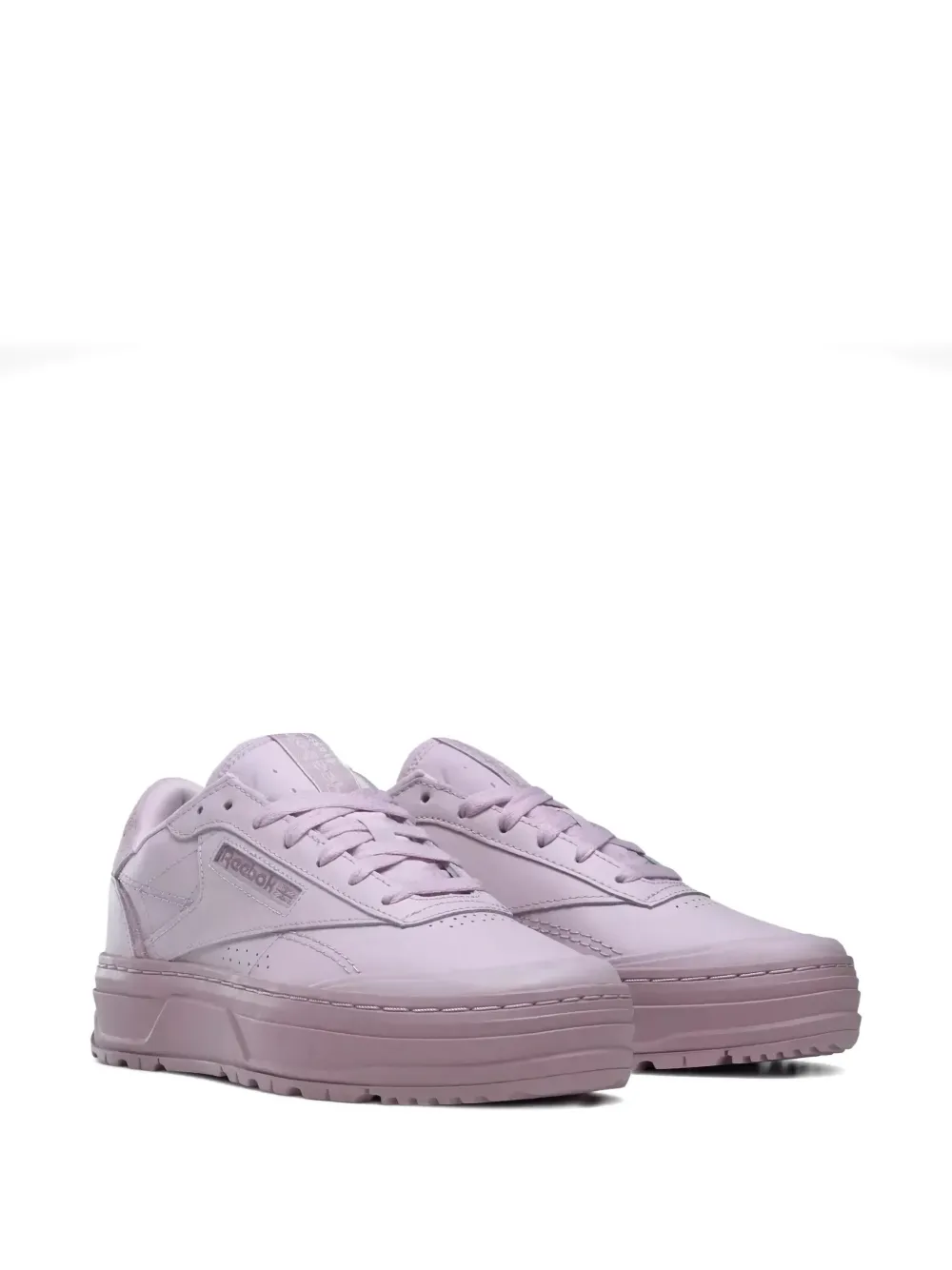 Reebok double-geo platform trainers - Roze