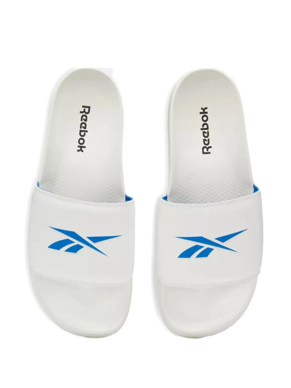 Reebok Classic "White Blue" slippers Wit