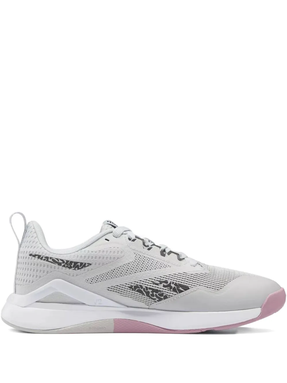Reebok Nanoflex Patterned Trainers In Gray