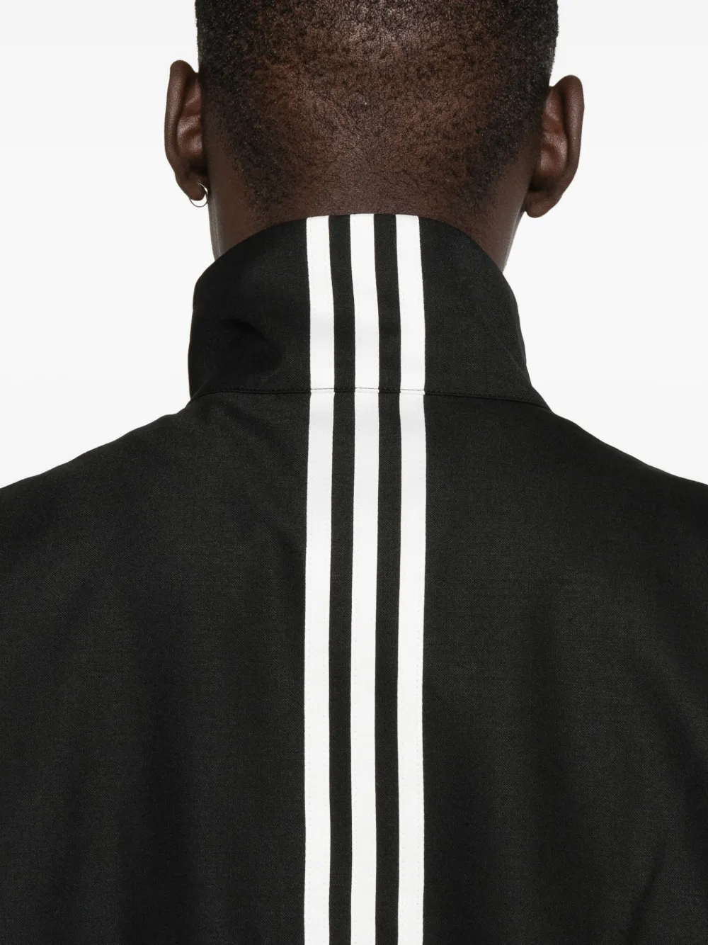Y-3 Lang jack met rits Zwart