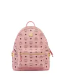 MCM Stark side stud Visetos backpack - Pink