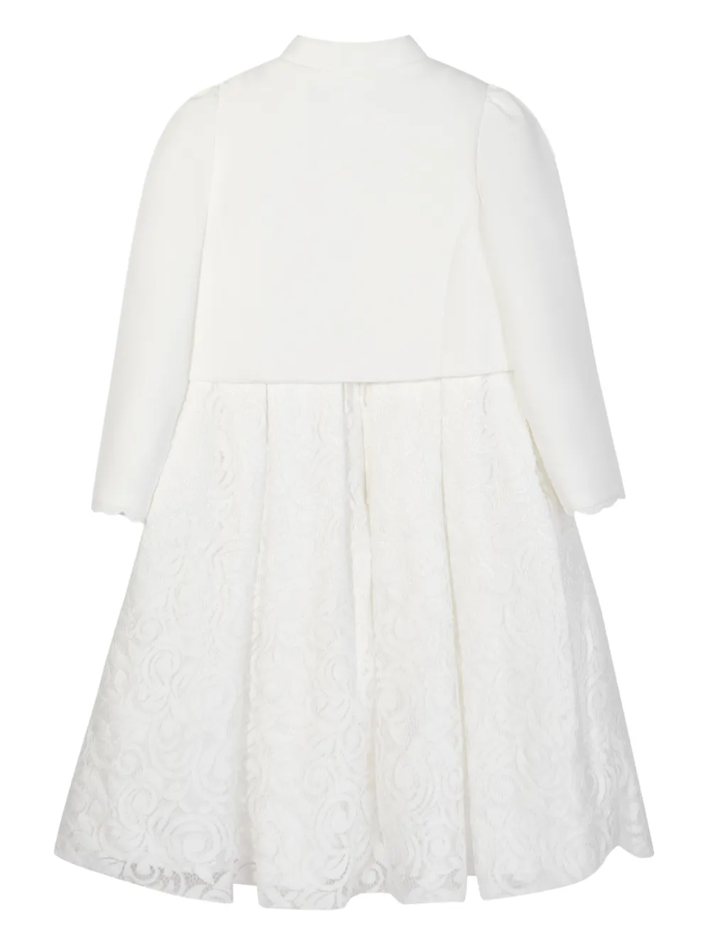 Dress & Fleur Bolero en jurk met kanten vlakken Wit
