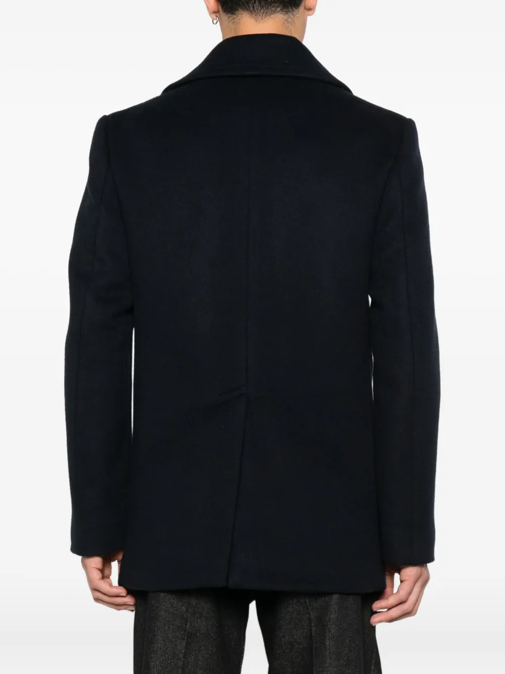 Givenchy Sailorjas met dubbele rij gouden knopen Blauw