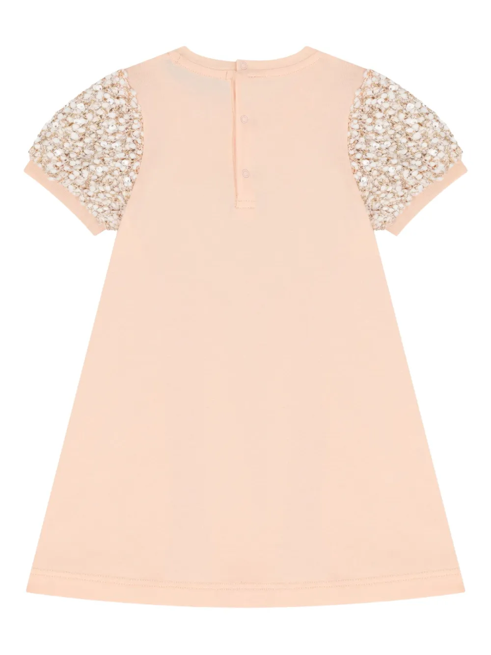 Aigner Kids sequin-embellished dress - Roze