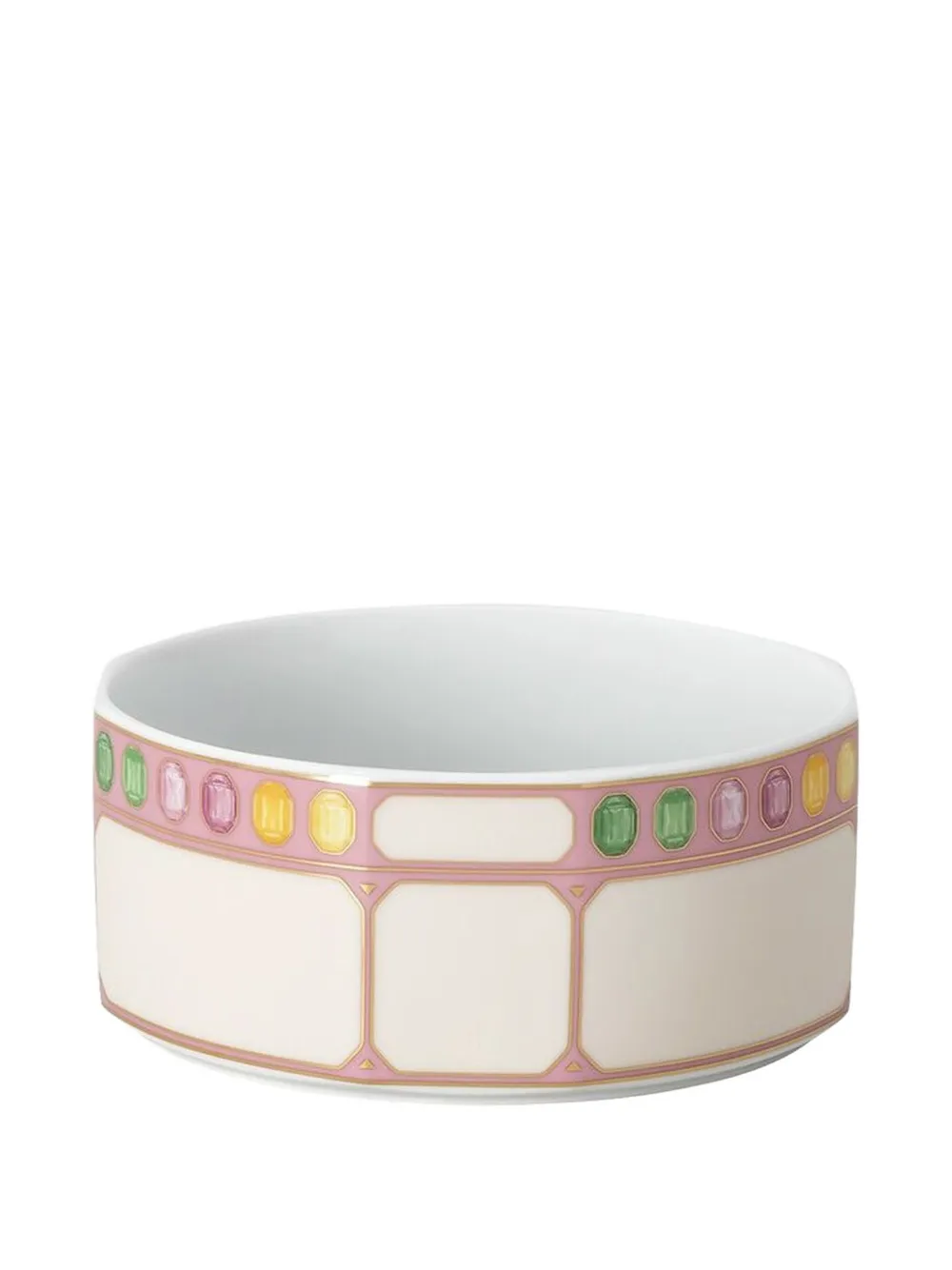 Swarovski Geometric-patterned Bowl (6.1cm) In Multi