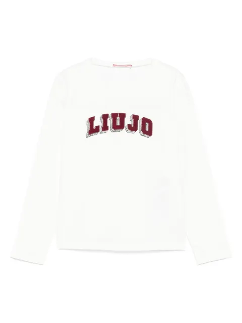 Liu Jo Kids Langarmshirt mit Logo-Applikation