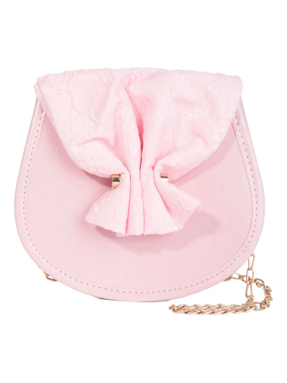 Dress & Fleur Jurk met bloemenprint en kanten laag Roze