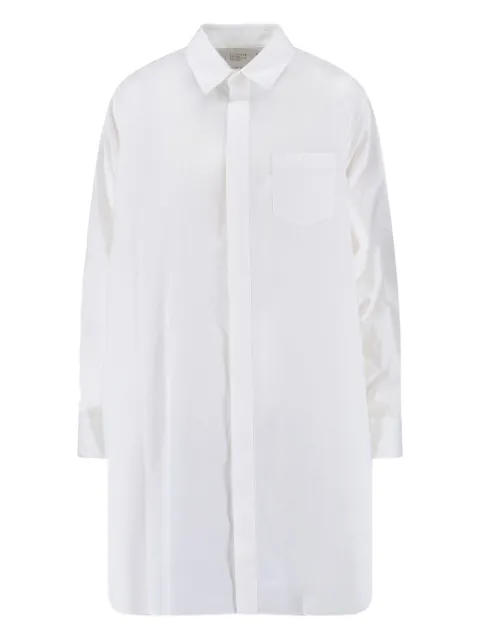 sacai pleated shirt mini dress