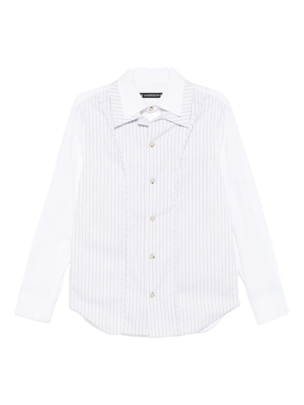 Andersson Bell pinstripe shirt | White | Image 1