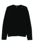 Gianfranco Ferré Pre-Owned 1990s ribbed V-neck sweater - Black