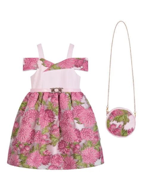 Dress & Fleur floral-print off-shoulder dress