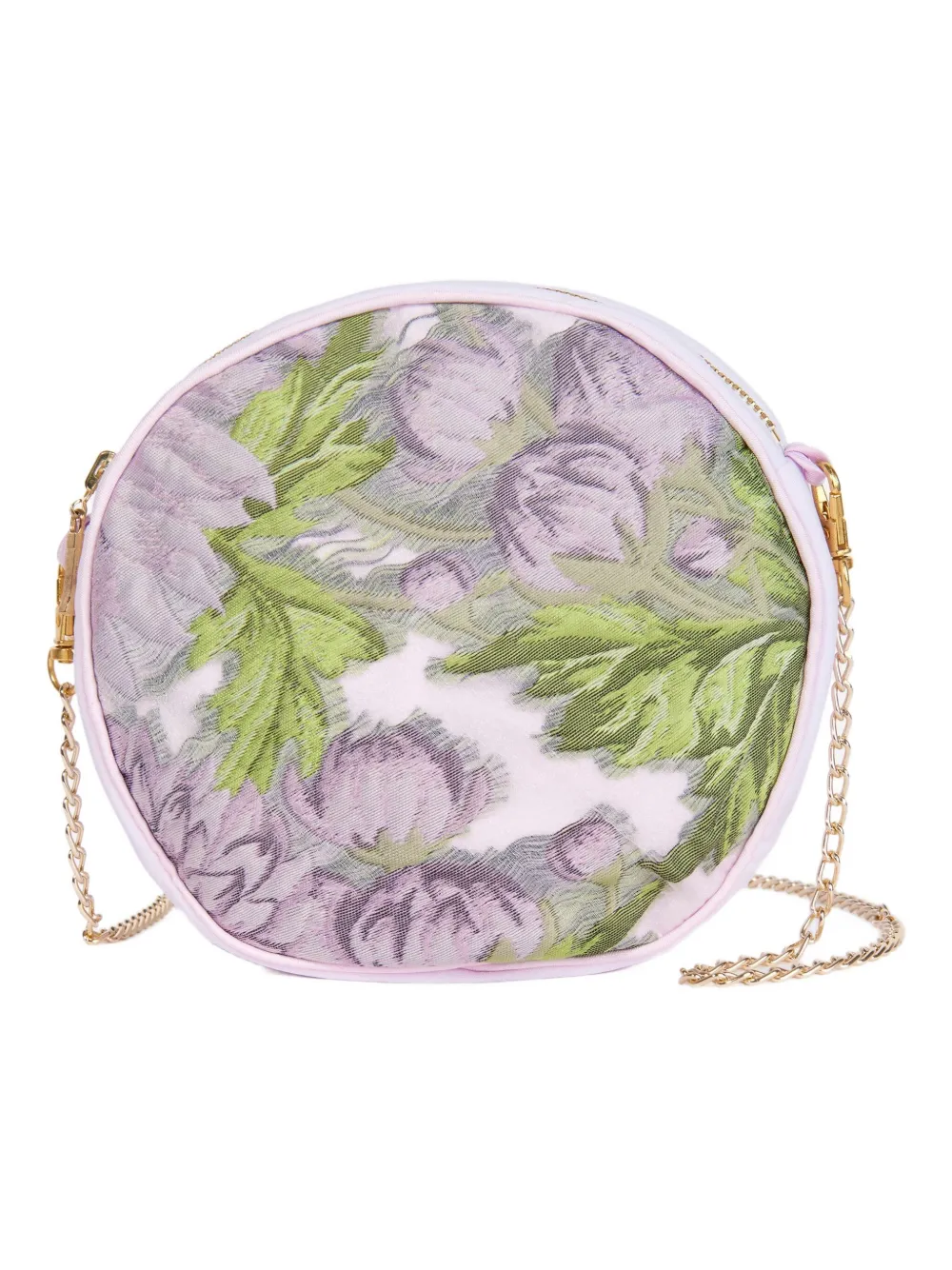 Dress & Fleur Floral-print Off-shoulder Dress In Purple