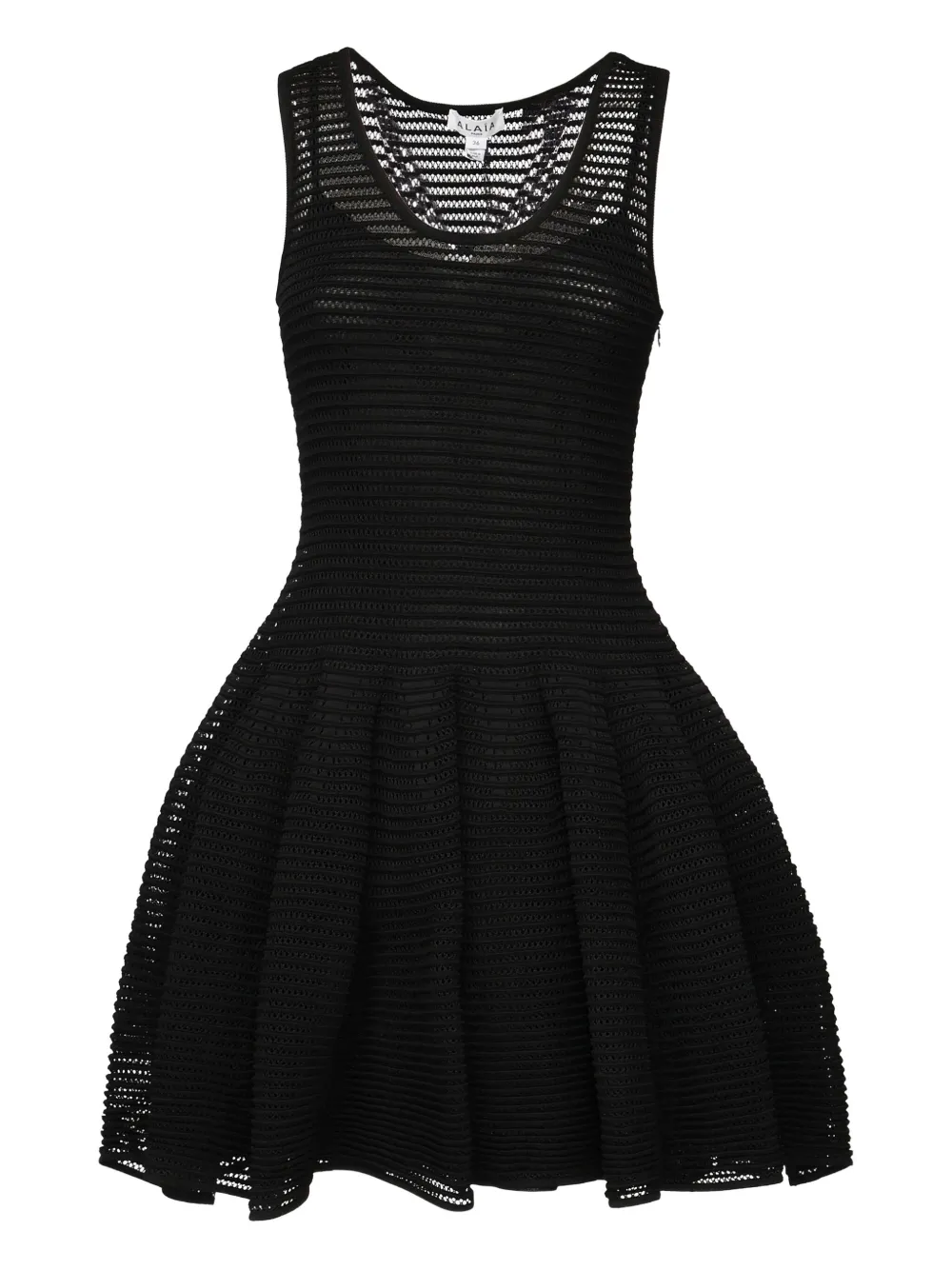 Alaïa flared mini dress | Black | Image 1