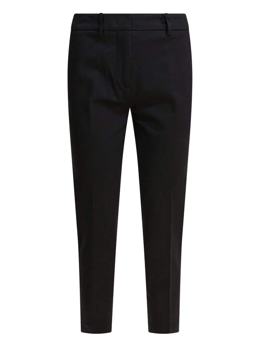 pressed-crease trousers