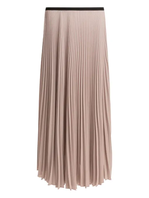 Semper falda midi con diseño plisado