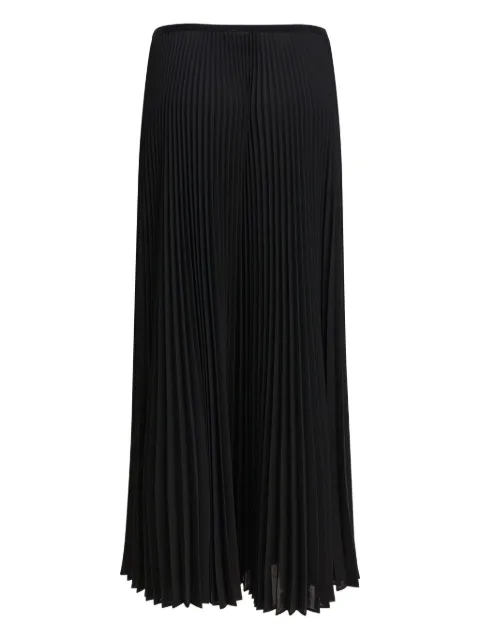 Semper pleated midi skirt