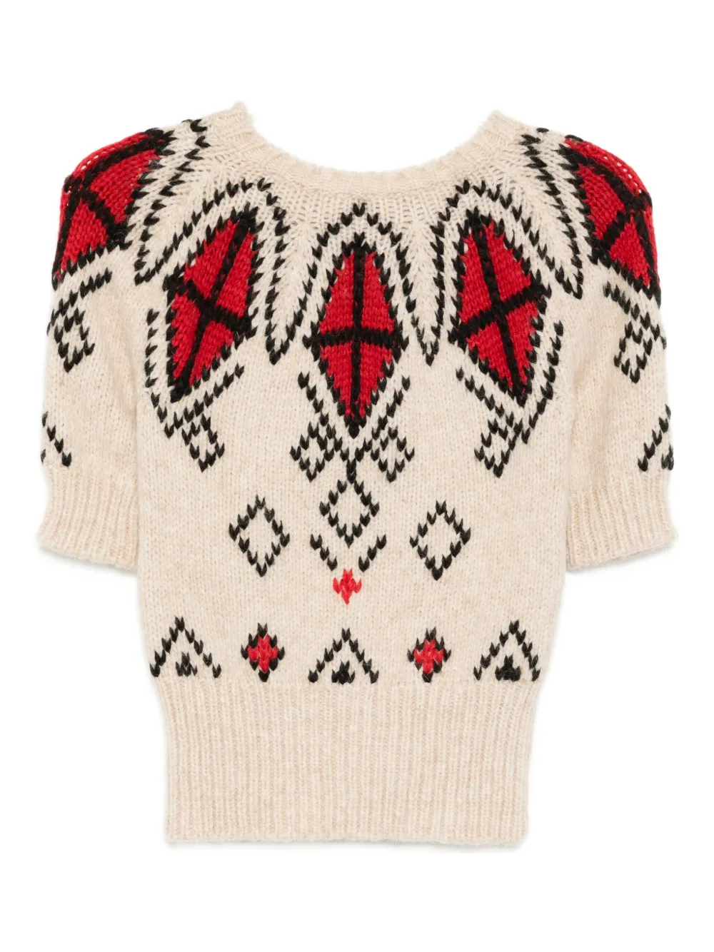 Prada Pre-Owned intarsia-knitted jumper | Image 2