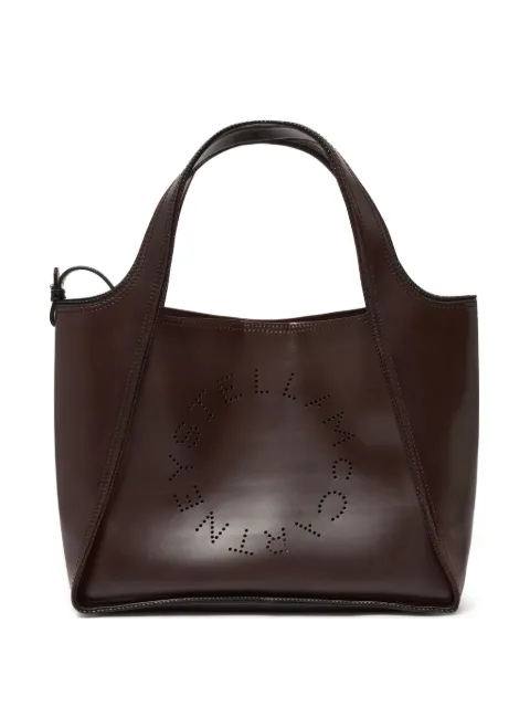 Stella McCartney perforated-logo tote bag