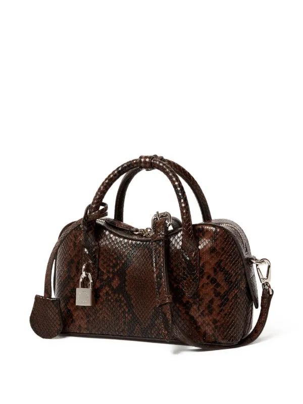 Stella McCartney snake-print Tote Bag | Brown | FARFETCH