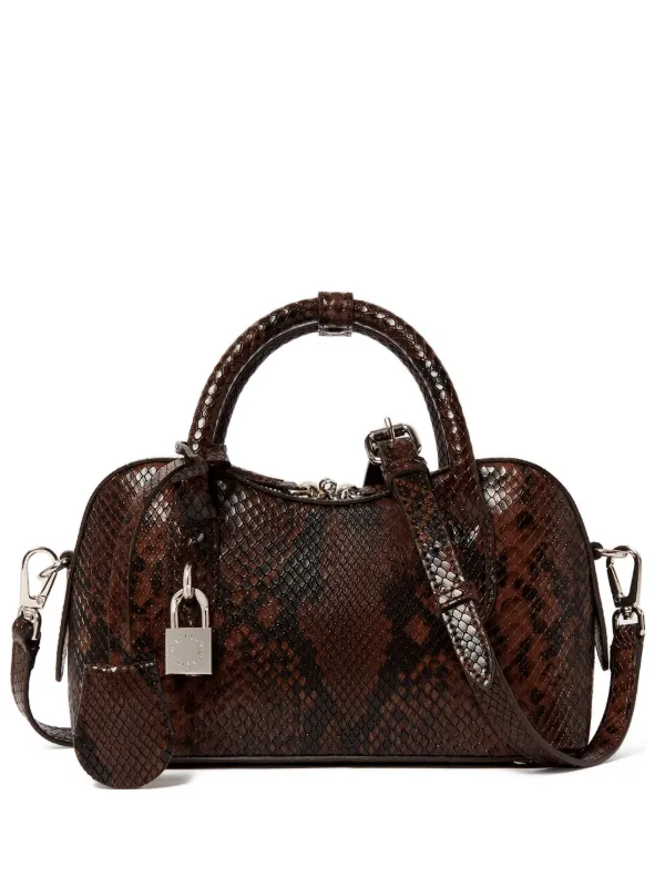 Stella McCartney snake-print Tote Bag Brown FARFETCH IN