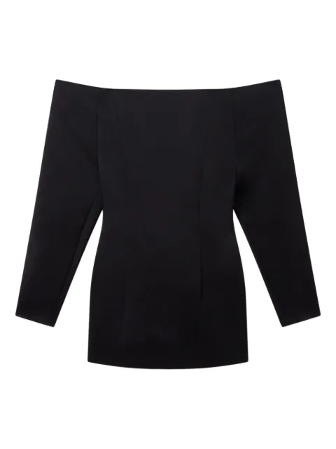 Stella McCartney off-shoulder long-sleeve mini dress