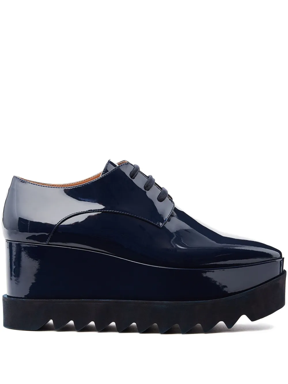 Stella McCartney platform derby shoes Blauw