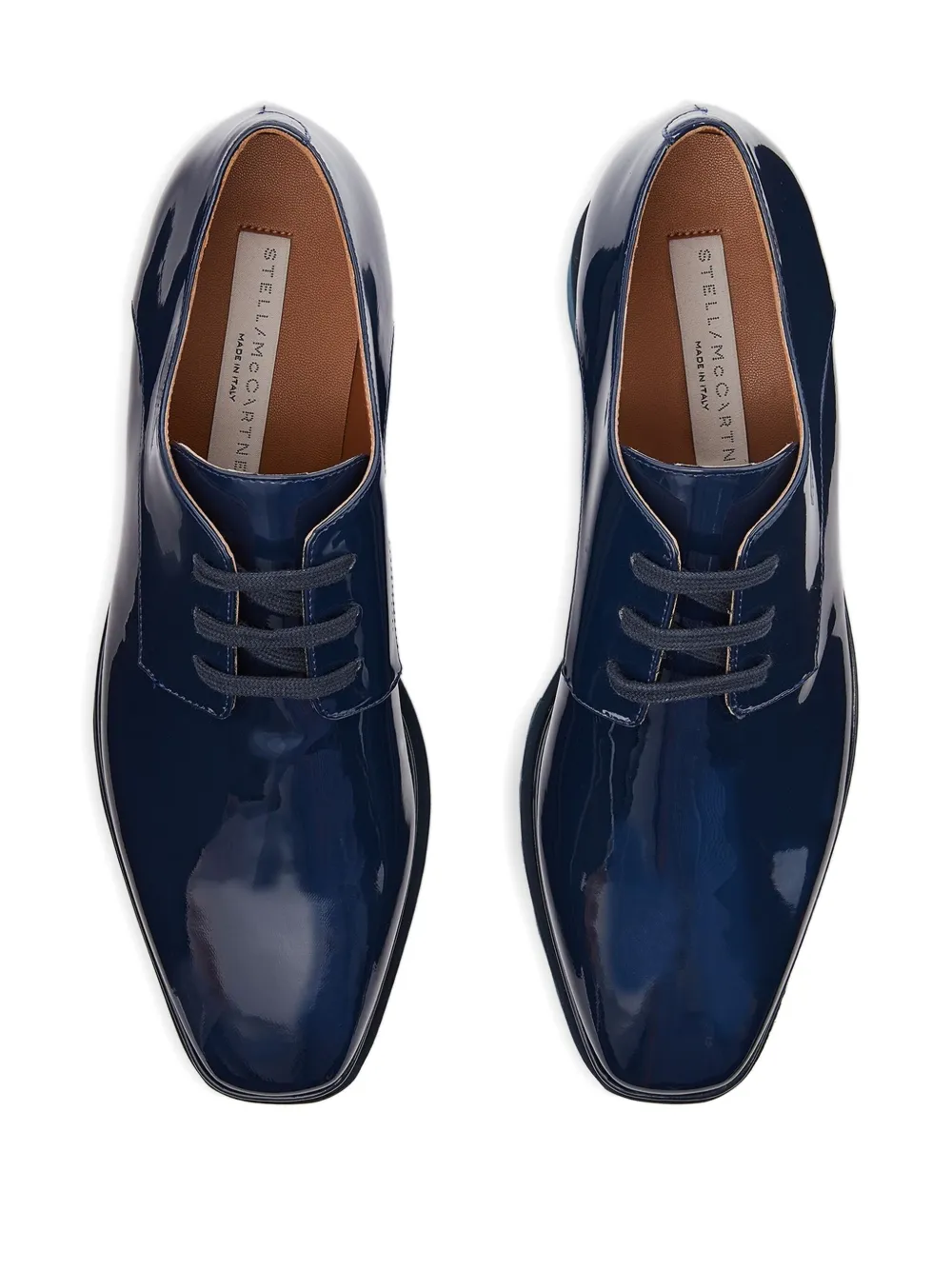 Stella McCartney platform derby shoes Blauw