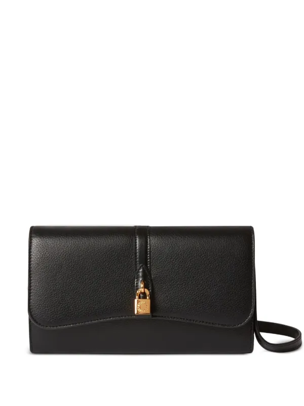 Stella McCartney Ryder パドロック フラップ長財布 | ブラック 