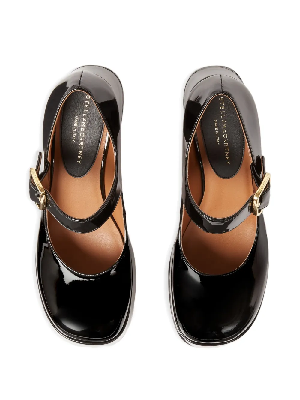 Stella McCartney buckle-fastening platform pumps Black