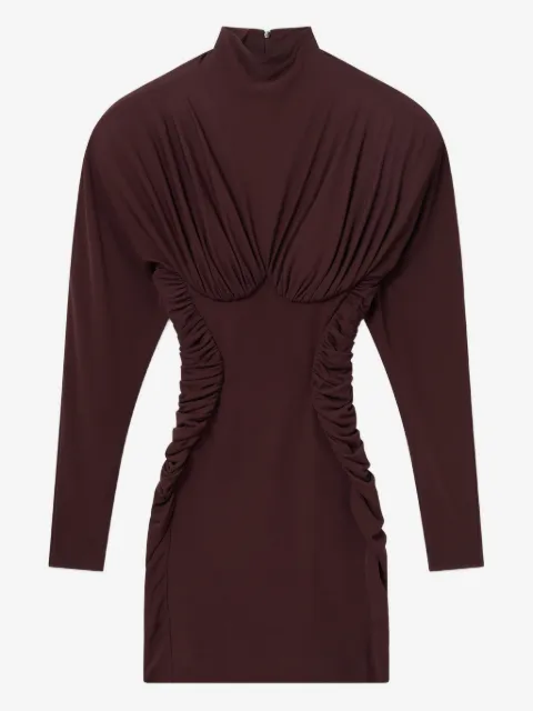 Stella McCartney high-neck ruched mini dress