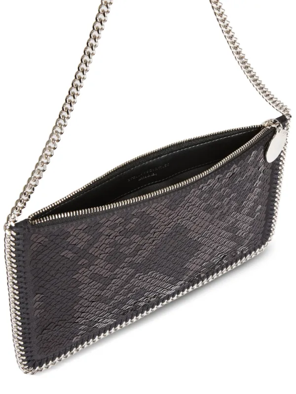 Stella McCartney Falabella Chain Shoulder Bag | Black | FARFETCH