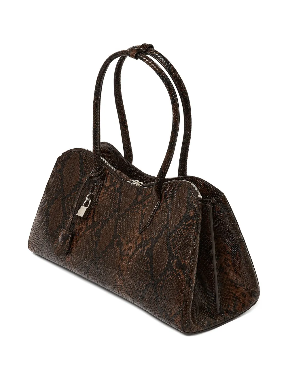 Stella McCartney Ryder shopper met slangen-effect - Bruin