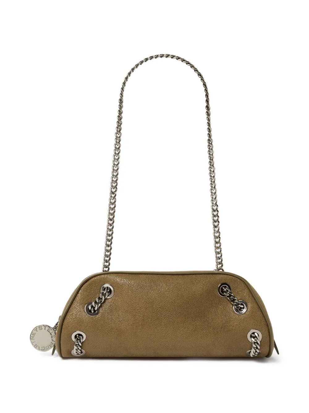 Stella McCartney Falabella chain-embellished shoulder bag - Beige