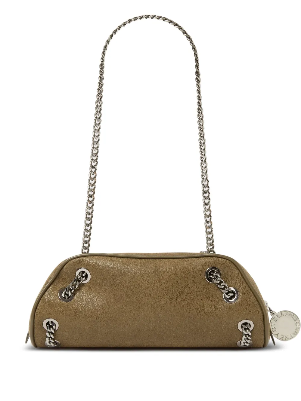 Stella McCartney Falabella schoudertas verfraaid met ketting Beige