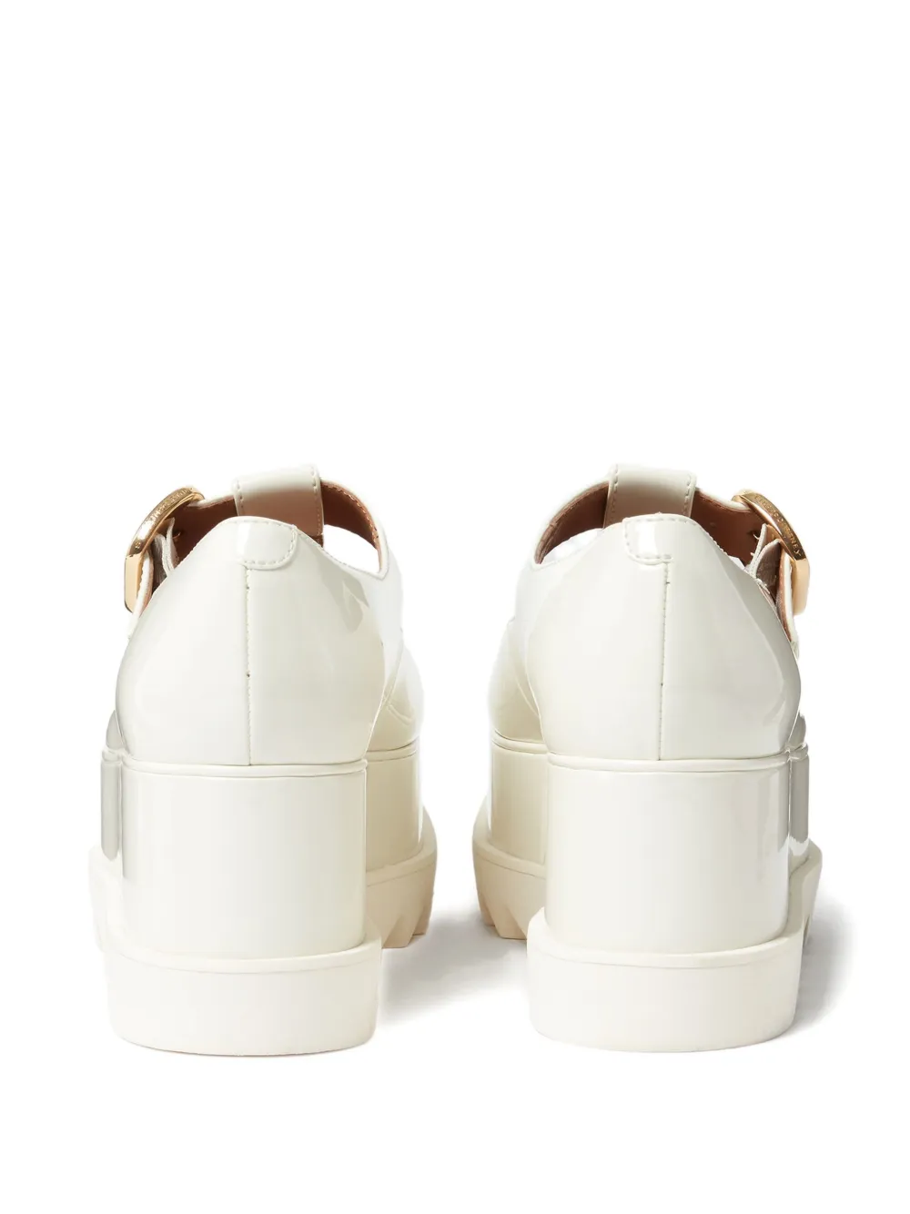 Stella McCartney Pumps met plateauzool en gespsluiting Wit