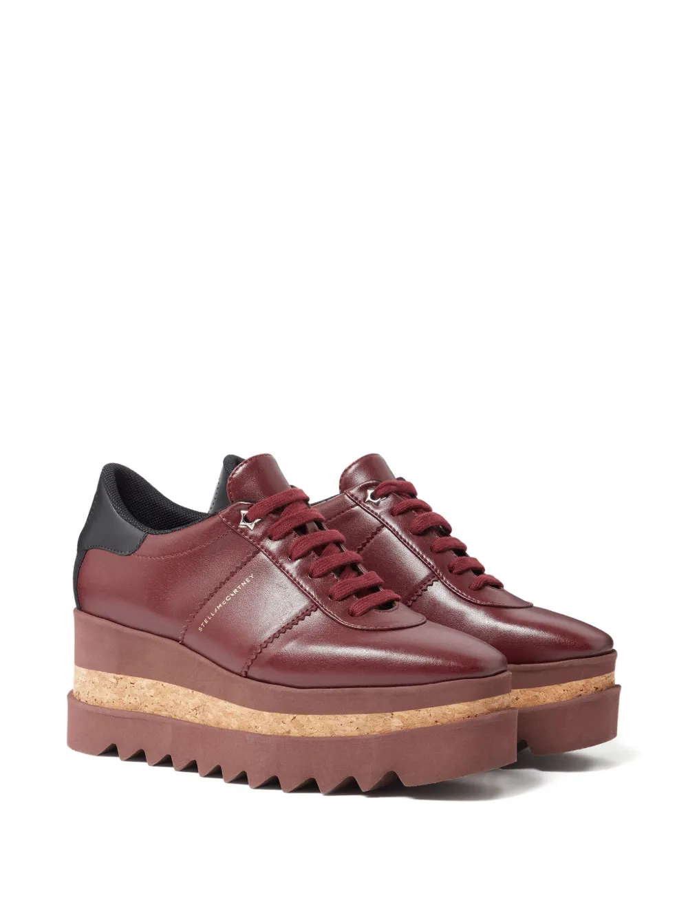 Stella McCartney 80mm platform lace-up sneakers - Bruin