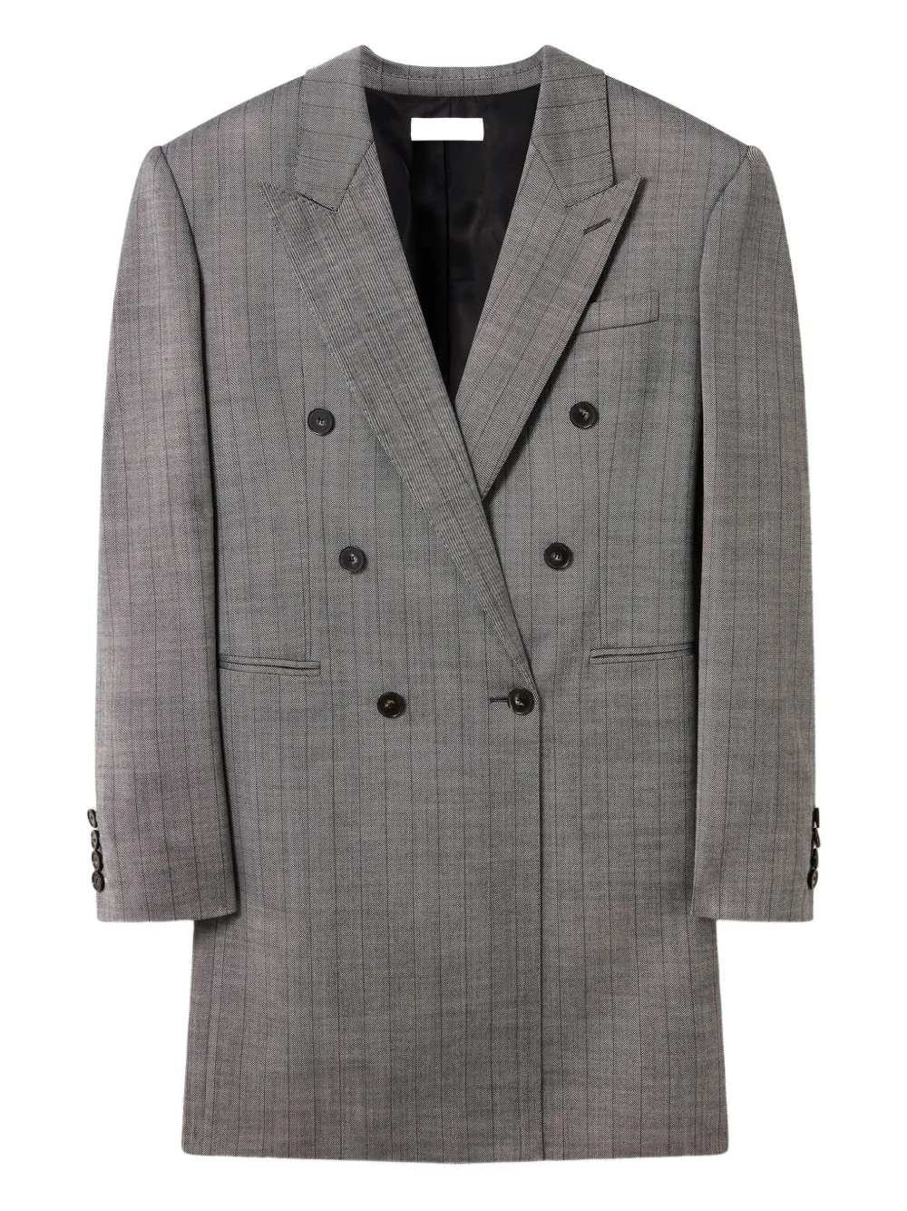 Stella McCartney Mantel met dubbele rij knopen Grijs