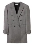 Stella McCartney pinstripe double-breasted coat - Grey
