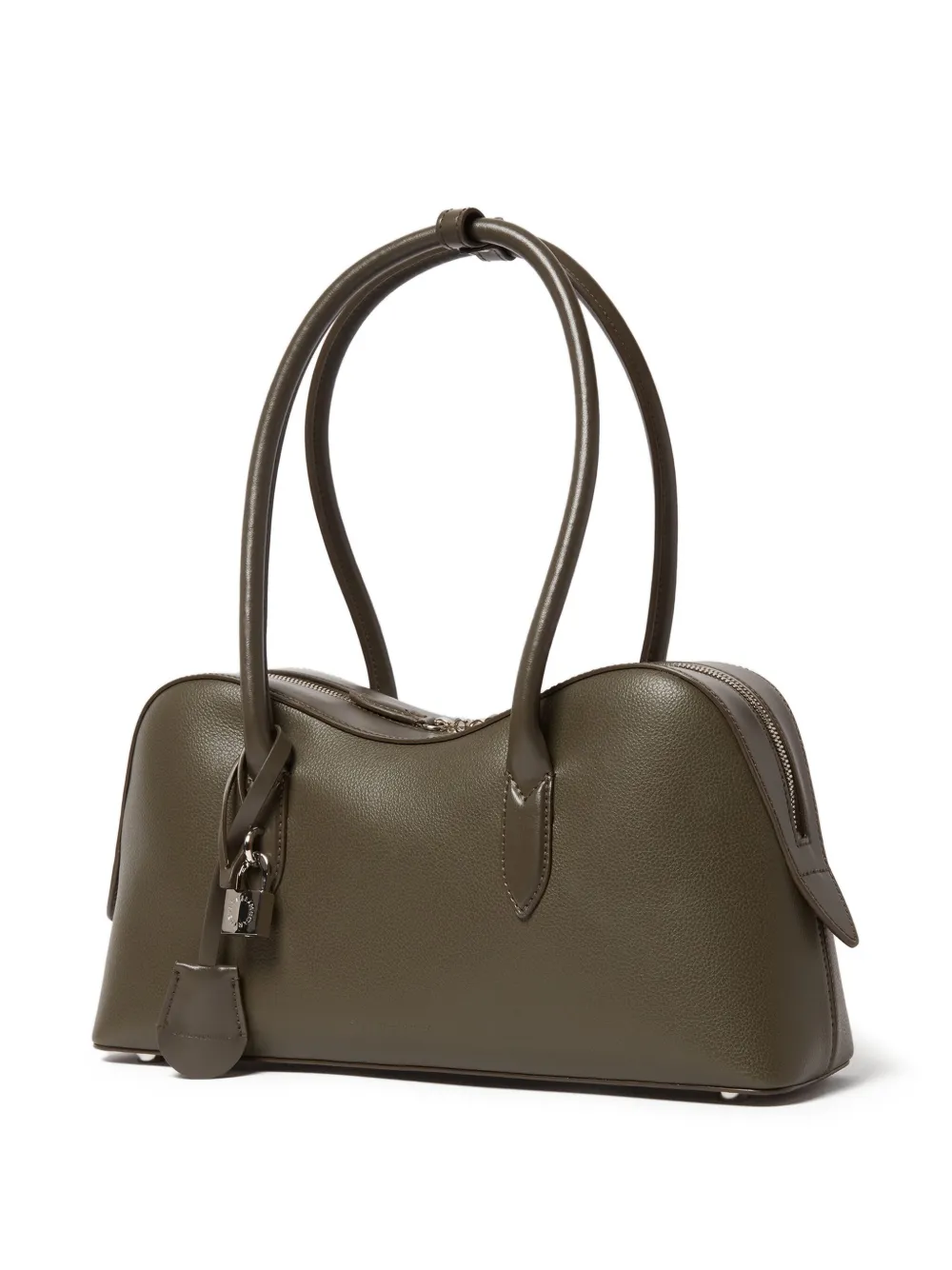 Stella McCartney Ryder gegraveerde schoudertas Groen