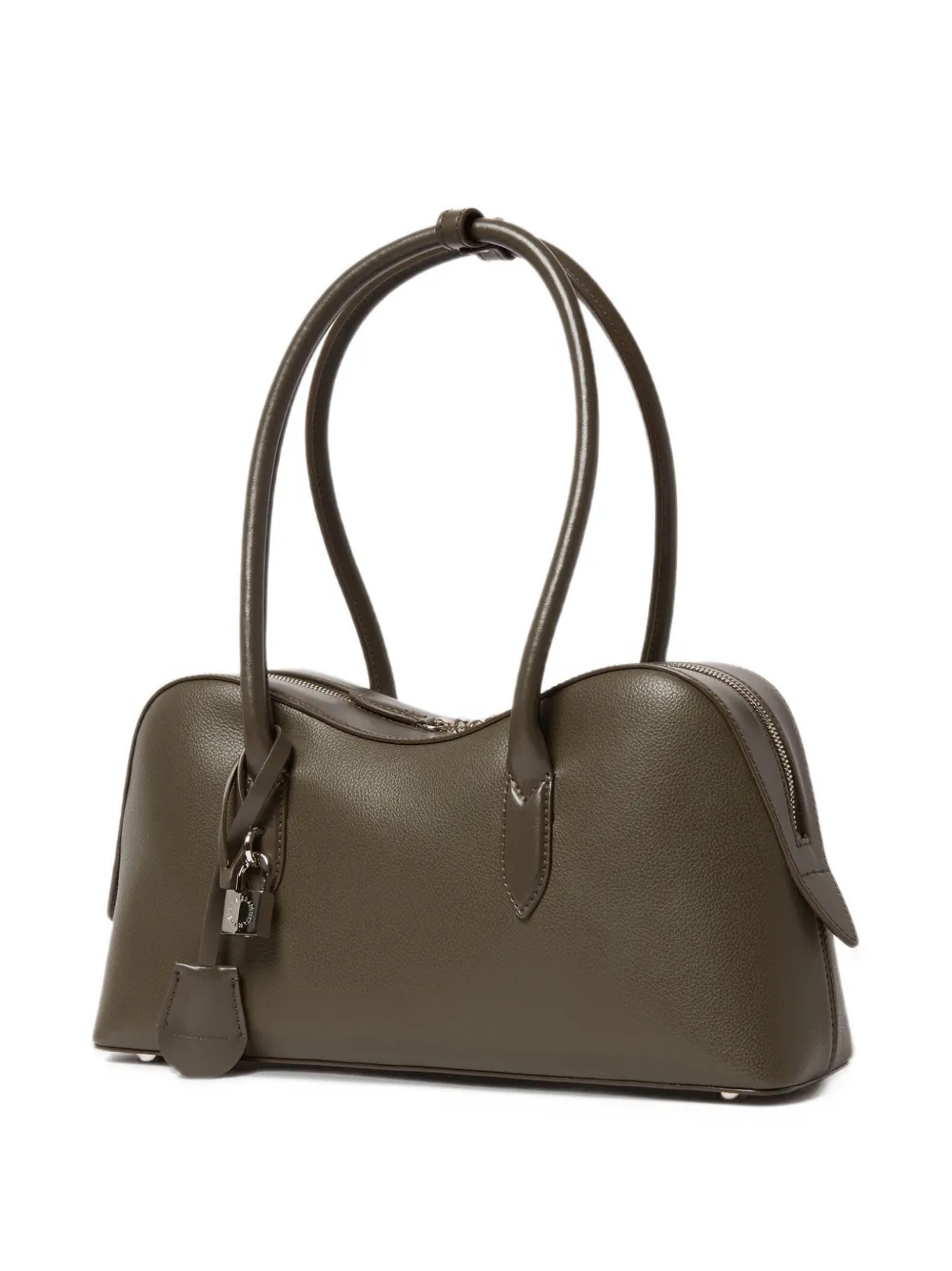 Stella McCartney Ryder gegraveerde schoudertas Groen
