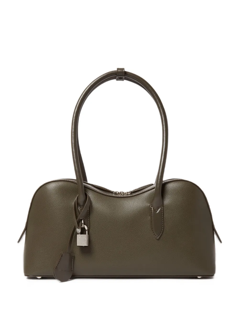 Stella McCartney Ryder engraved shoulder bag - Verde