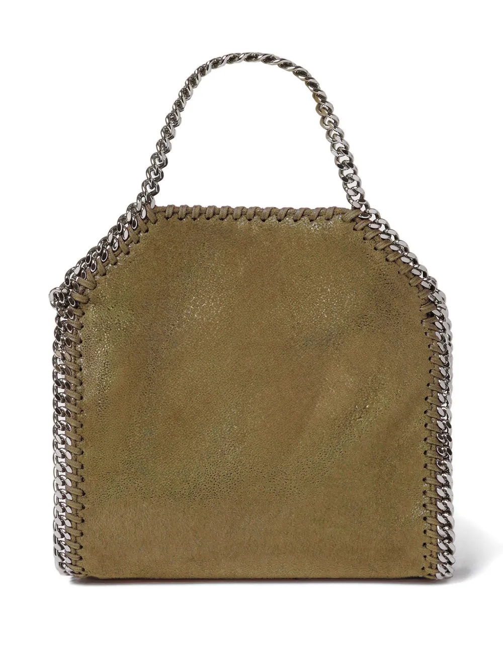 Stella McCartney mini Falabella chain-trimmed tote bag - Groen
