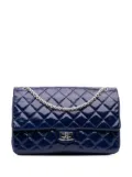 CHANEL Pre-Owned 2010-2011 Reissue 2.55 Patent Double Flap 226 crossbody bag - Blue