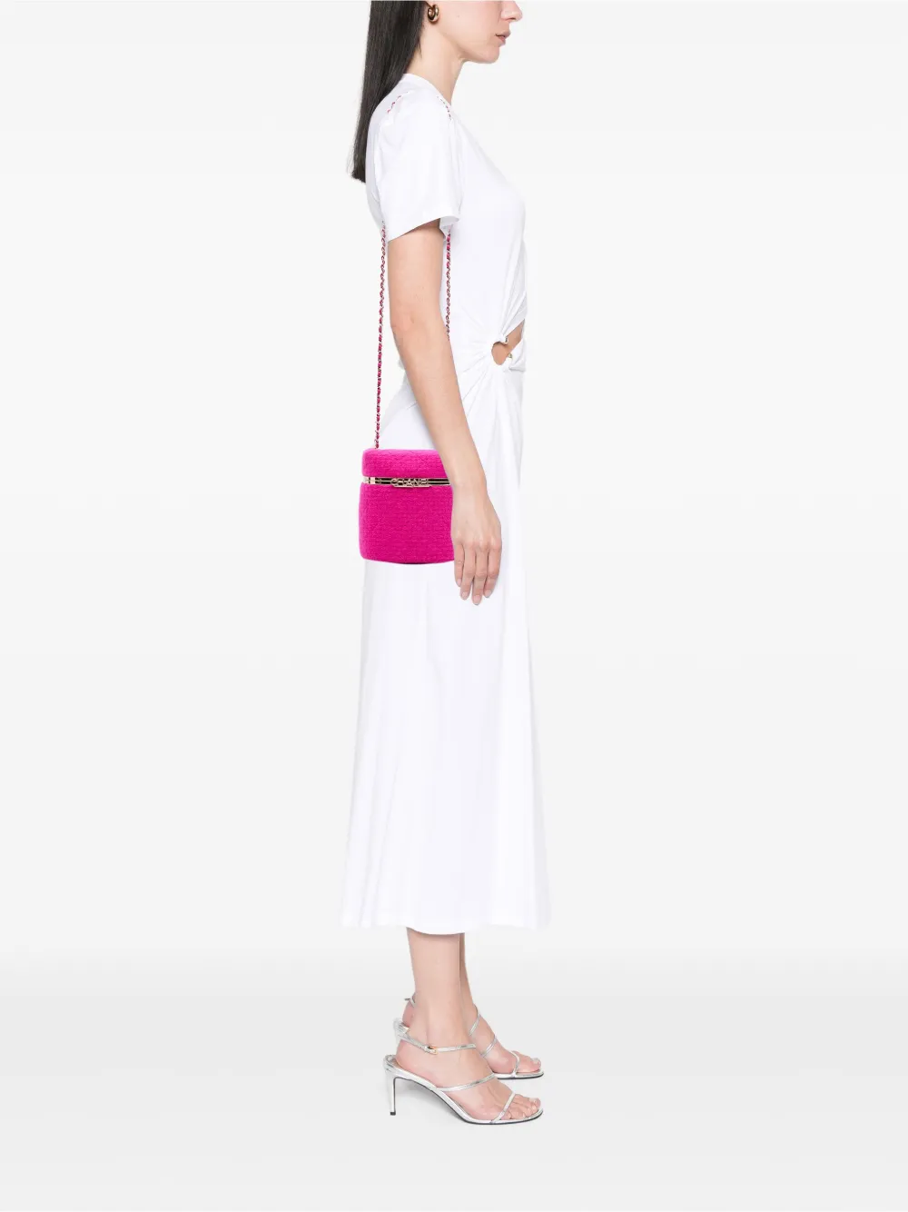 CHANEL Pre-Owned 2021-2025 Quilted Tweed Vanity Case crossbody bag | Pre-Owned | Image 2