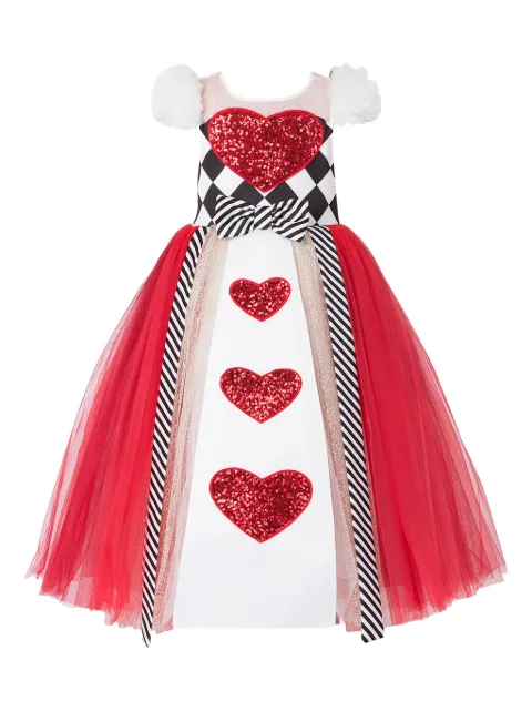 Magical Costumes sequin-heart tulle dress