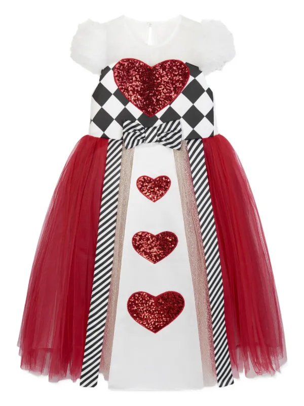 Magical Costumes sequin-heart Tulle Dress | Red | FARFETCH Magical Costumes sequin-heart Tulle Dress | Red | FARFETCH
