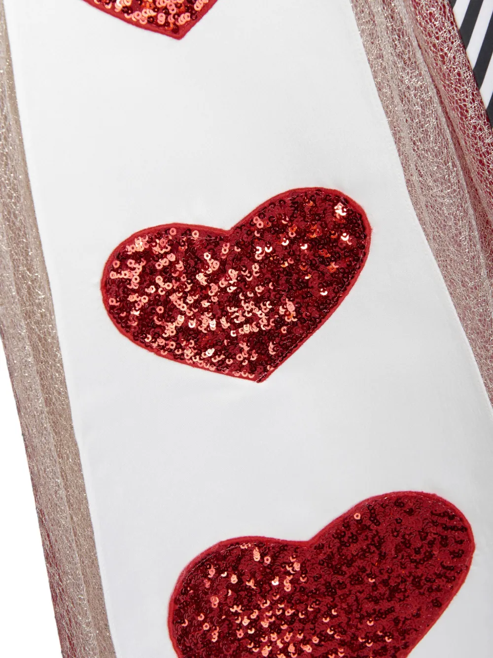 Magical Costumes Tulen jurk met pailletten Rood