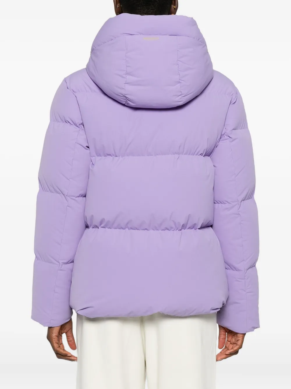 Woolrich Cloud Madison hooded puffer jacket Paars