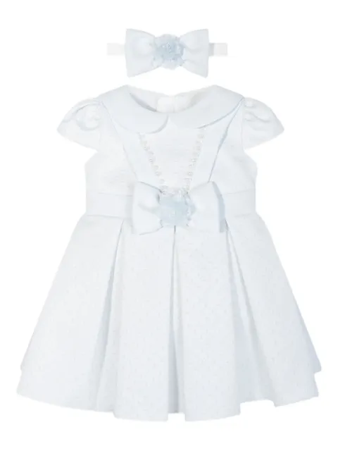 Dress & Fleur robe à col claudine et nœud