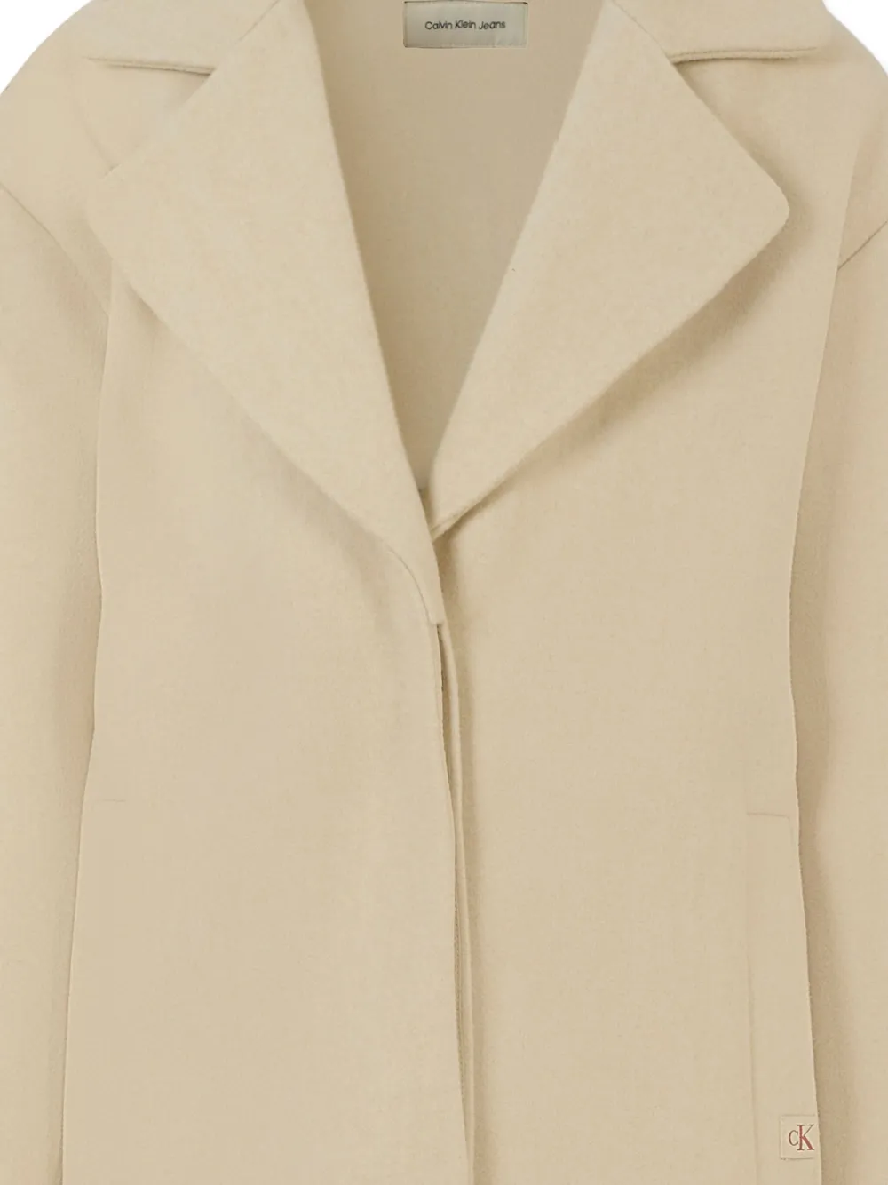 Calvin Klein Kids Jas met revers Beige